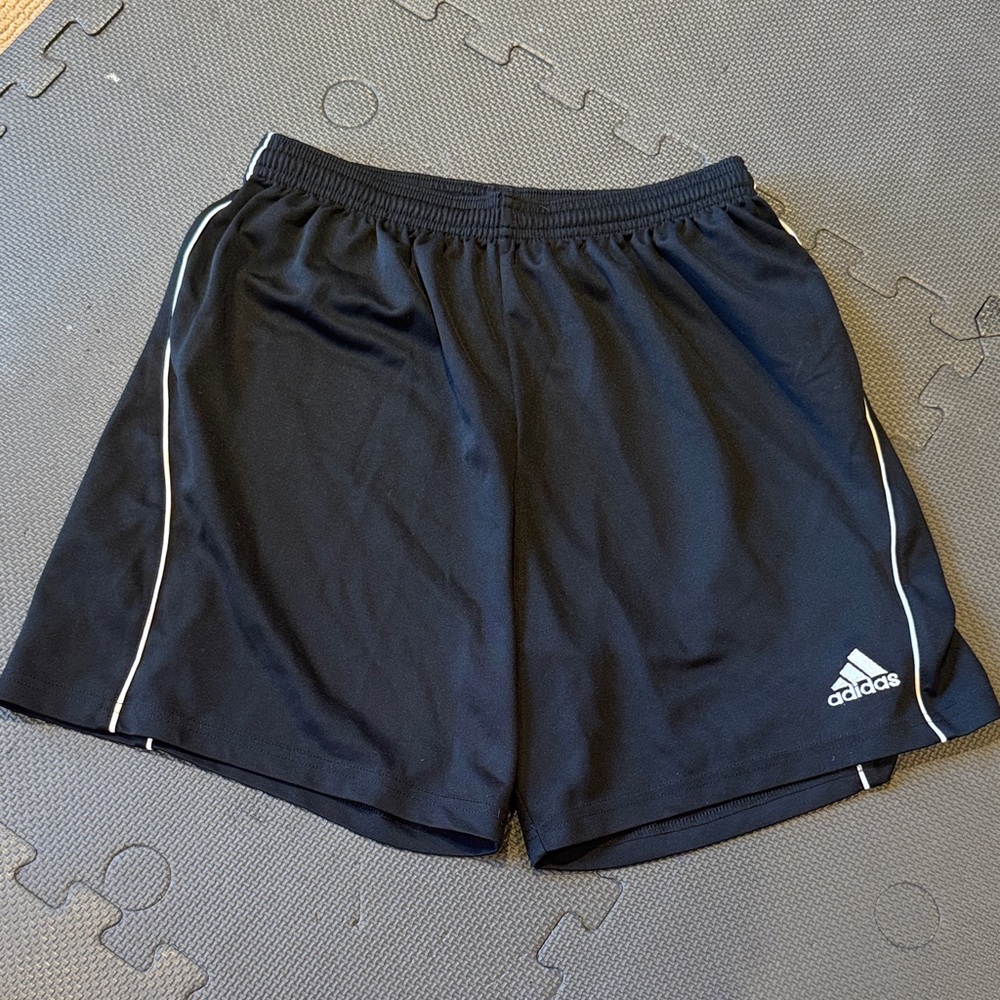 Adidas Unisex Black Athletic Shorts